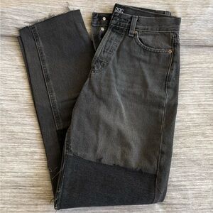 BDG Patchwork Denim Slim Straight Jeans